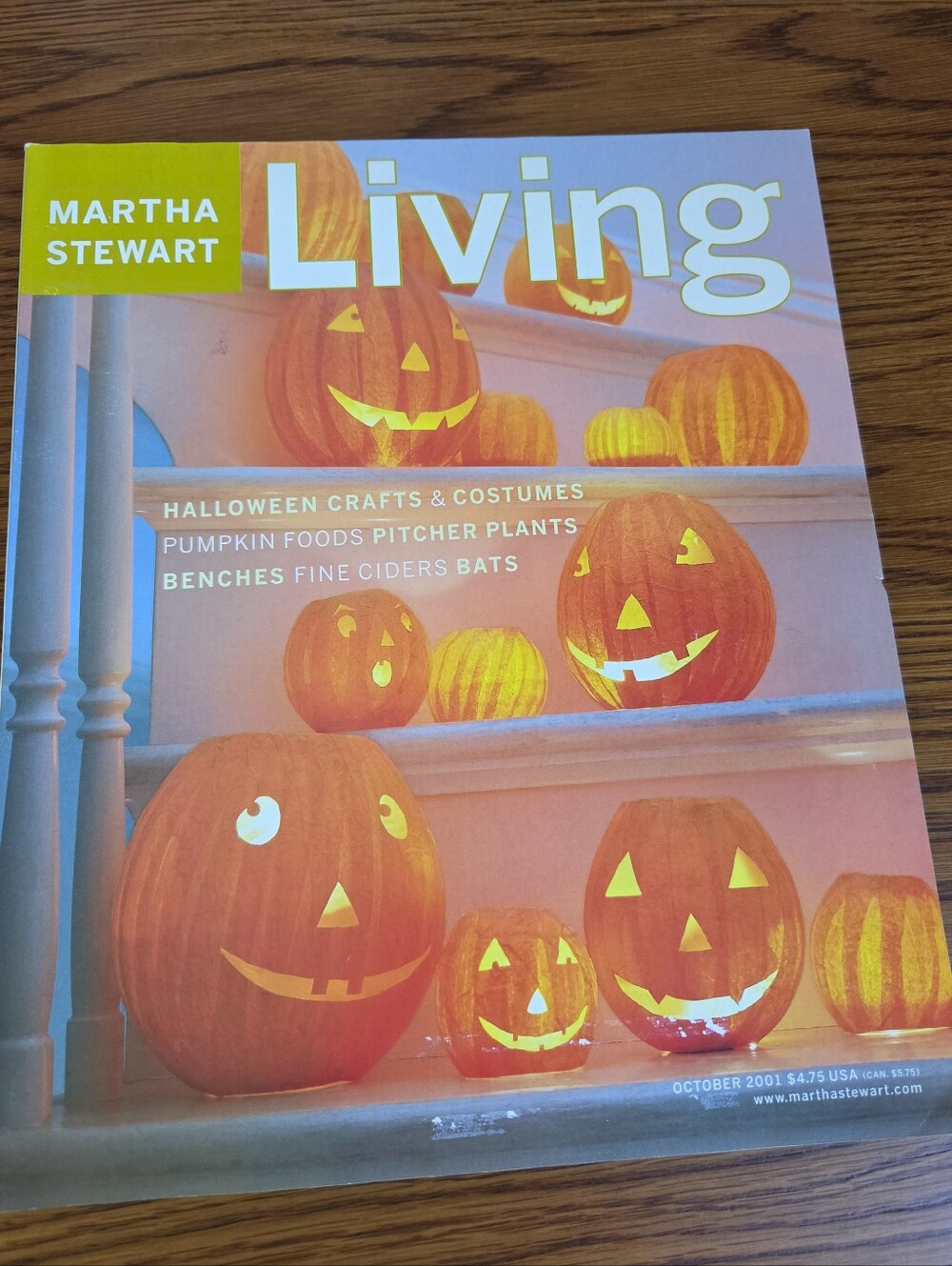 Martha Stewart Living Magazine, October 2001.